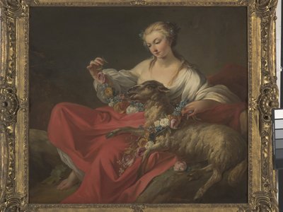 Het favoriete lam (Le Mouton Favori) door Jean Baptiste Marie Pierre