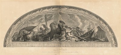Holland, Centrum van de Salon van Oorlog in de Arcade die naar de Galerie leidt (pl. 39) door Jean Baptiste Masse