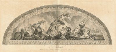 Holland, Centrum van de Salon van Vrede Tegenover de Appartementen van de Koningin [pl. 48] door Jean Baptiste Masse