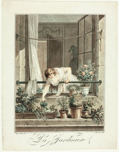 De tuin door Jean Baptiste Moret