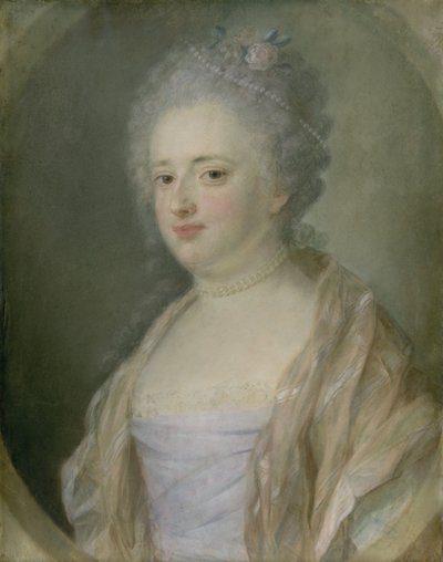 Catharina Elisabeth Metayer (1744-1800) door Jean Baptiste Perroneau
