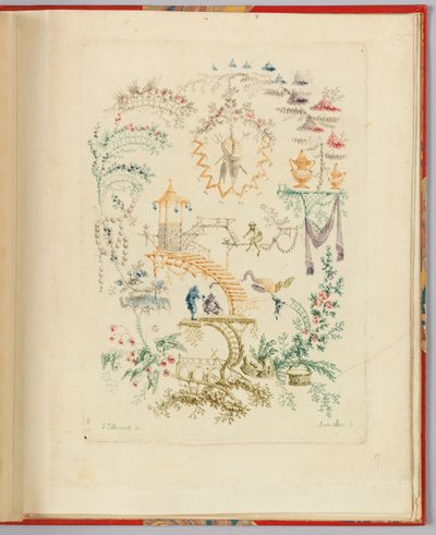 Ornamentontwerp uit "Nouvelle suite de cahiers chinois a l