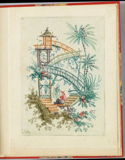 Ornamentontwerp uit "Nouvelle suite de cahiers chinois a l