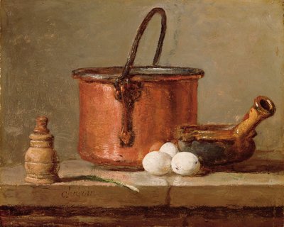 Stilleven, c.1732 door Jean Baptiste Simeon Chardin