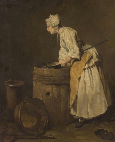 Keukenmeid door Jean Baptiste Simeon Chardin