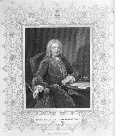 Horatio Walpole door Jean Baptiste Vanloo