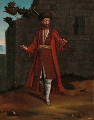 Man van de Bulgaarse kust door Jean Baptiste Vanmour (workshop of)