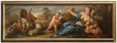 Latona en de Lycische vissers door Jean Baptiste van Loo