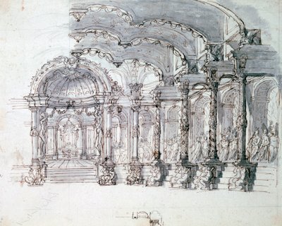 Decorontwerp voor de opera 