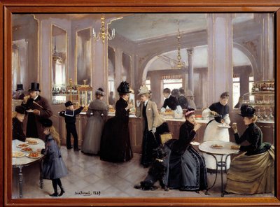 La passerie gloppe avenue des Champs Elysees door Jean Beraud