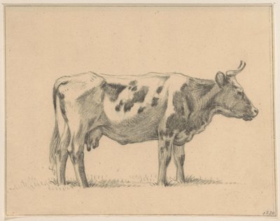 Staande koe, naar rechts door Jean Bernard