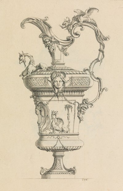 Nouveau Livre de Vases, 1716 of later door Jean Bernard Toro