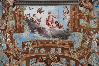 Bacchus en Venus en putti door Jean Boulanger
