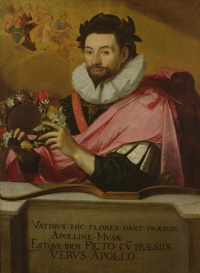Portret van Jean de Caulet met Apollo