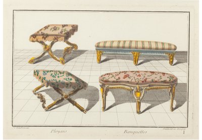 Ployans, Banquettes. Nouvelle Iconologie Historique ou Attributes Hierogliphyques, ca. 1768 door Jean Charles Delafosse
