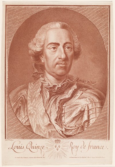 Louis Quinze, Koning van Frankrijk (Louis XV) door Jean Charles François