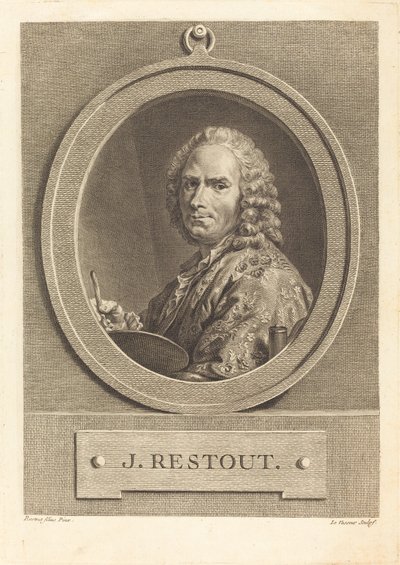 Jean Restout door Jean Charles Levasseur after Jean Bernard Restout