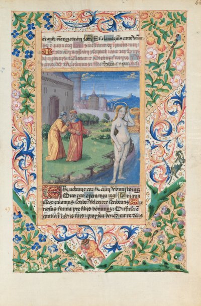 Ms Lat. Q.v.I.126 f.44 Susanna en de Ouderlingen, uit het 