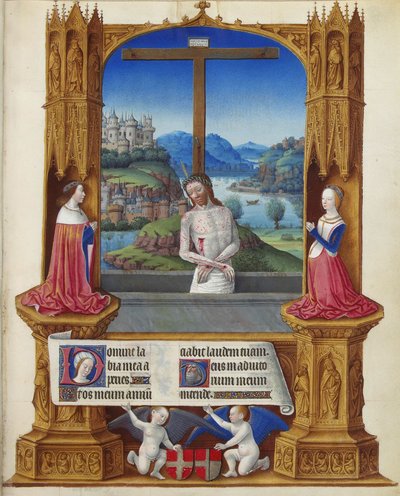 Très Riches Heures du duc de Berry De Man van Smarten door Jean Colombe