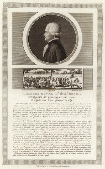 Portret van Jean-Jacques Duval d
