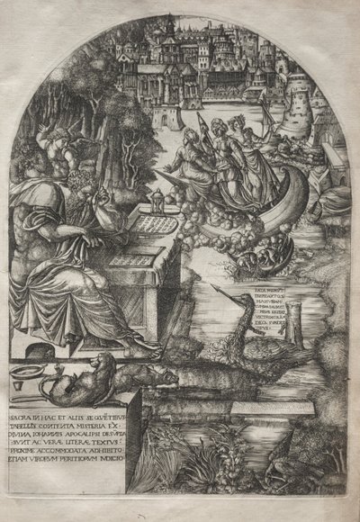 De Apocalyps: Duvet bestudeert de Apocalyps, 1555 door Jean Duvet