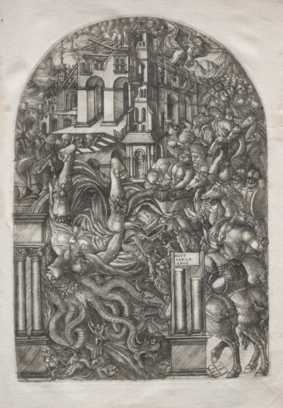 De Apocalyps: De val van Babylon, 1546-1556 door Jean Duvet