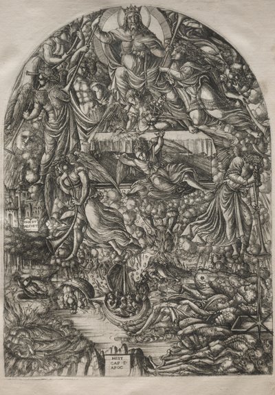 De Apocalyps: De opening van het zevende zegel, 1546-1556 door Jean Duvet
