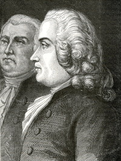 Franse Revolutie 1789-1799 Tronchet en Malesherbes Guillaume Chretien de Lamoignon de Malesherbes door Jean Edouard (1824 99) Dargent