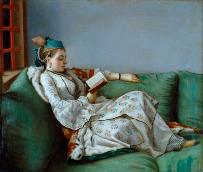 Maria Adelaide van Frankrijk in Turkse Kleding, 1753 door Jean Étienne Liotard