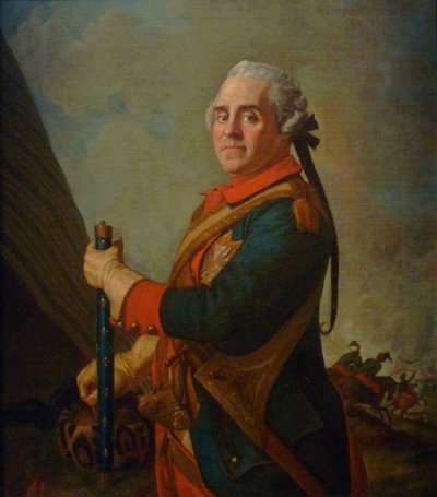 Portret van Maurice de Saxe 1696-1750, Maarschalk van Frankrijk, 18e eeuw door Jean Étienne Liotard