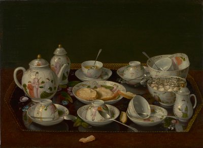 Stilleven: Theeservies, c.1781-3 door Jean Étienne Liotard