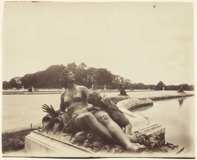 Versailles, noordelijk bekken door Jean Eugène Auguste Atget