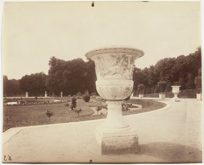 Versailles, Vaas van Cornu door Jean Eugène Auguste Atget