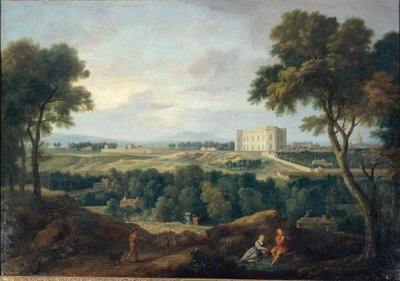Het observatorium, gezien vanaf de Butte aux Cailles door Jean Francois I Millet