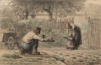 Eerste stappen door Jean Francois Millet
