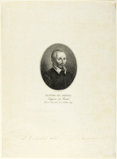 Olivier de Serres door Jean Francois Millet