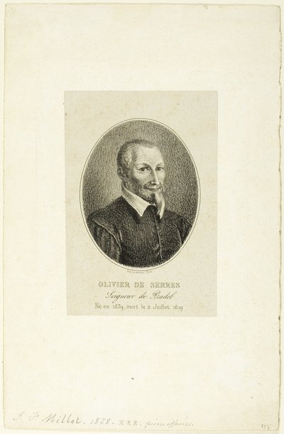 Olivier de Serres door Jean Francois Millet
