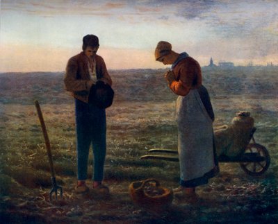 De Angelus, 1857-1859, 1912 door Jean Francois Millet