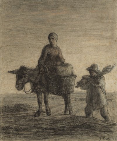 Het Vertrek naar Werk door Jean Francois Millet