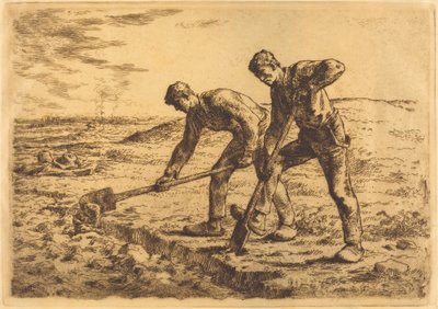 De gravers door Jean Francois Millet
