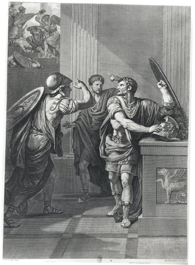 Arcan en Mithridate, illustratie uit 
