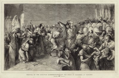 Festival van de Aissawah door Jean Francois Portaels