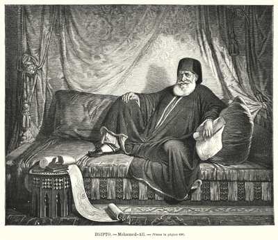 Muhammad Ali, Ottomaanse onderkoning van Egypte door Jean Francois Portaels