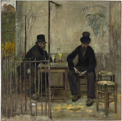 De Absintdrinkers door Jean Francois Raffaelli