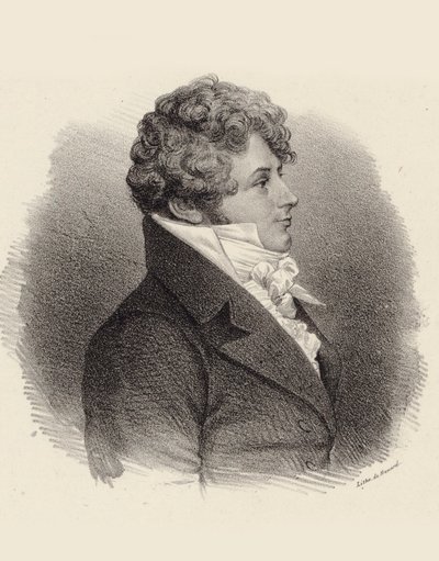 Portret van pianist en componist Daniel Steibelt door Jean François Benard