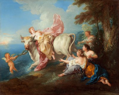 De ontvoering van Europa, 1716 door Jean François de Troy