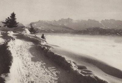 Rigi Kaltbad, zonnige winterdag door Jean Gaberell