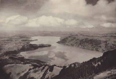 Rigi Kulm, Uitzicht op Zugersee door Jean Gaberell