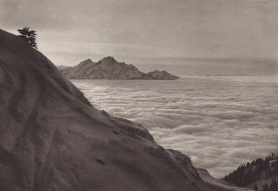 Rigi Kulm, Boven de Nebelmeer door Jean Gaberell
