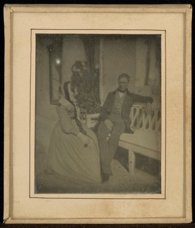 [Portret van Anna de Westphalen en haar man]. door Jean Gabriel Eynard